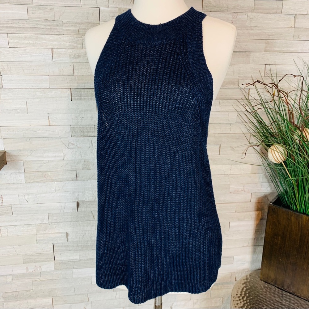 Polo Ralph Lauren NWT Sleeveless Linen Sweater MED